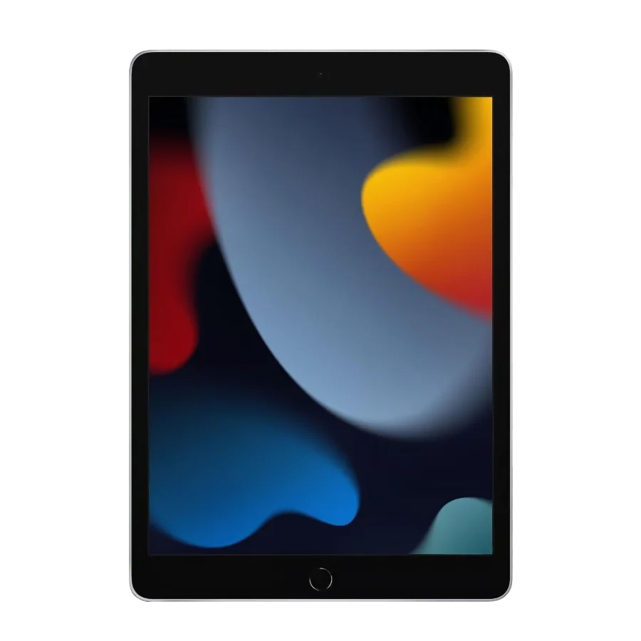 iPad 9 (2021) argent, vu de face