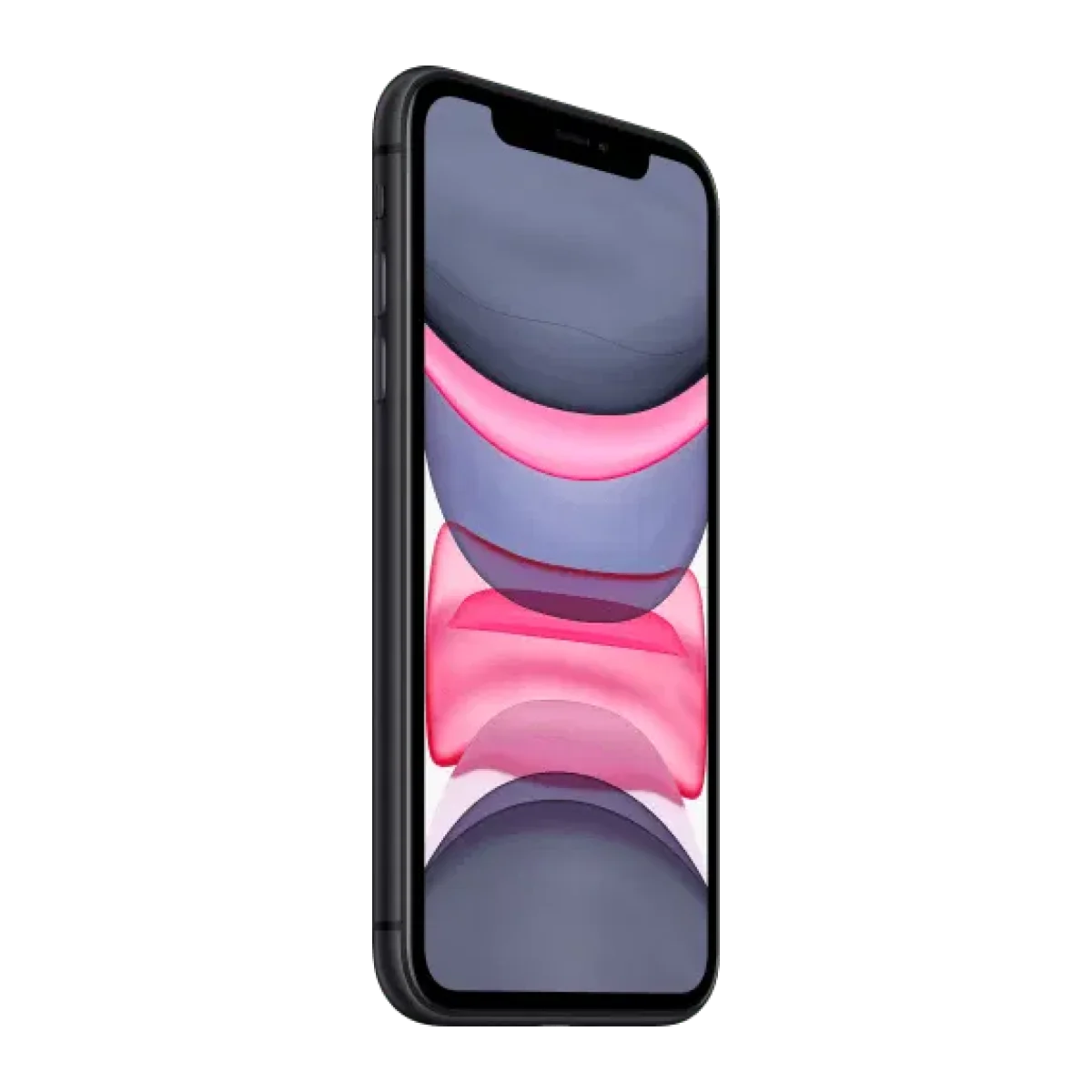 iPhone 11 noir, vu de face