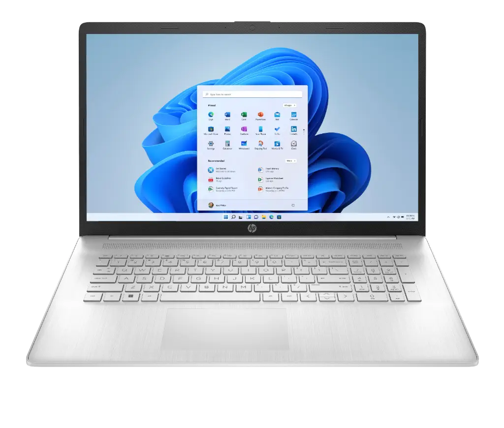 Portable HP 17-cp2012nf AMD Ryzen5 7520U 8GoDDR4 512GoSSD AMD Radeon 17.3'' FHD IPS 300nits BZ3U3EA